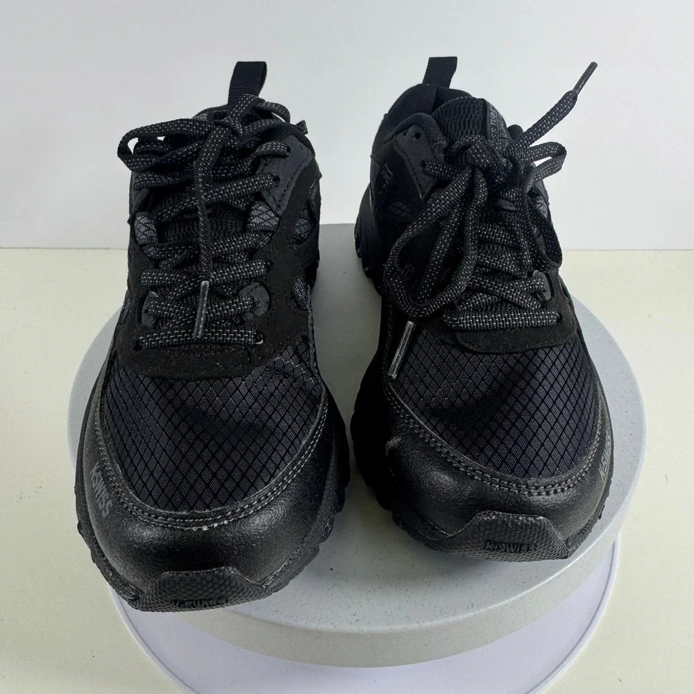 K-Swiss Tubes Comfort 200 Womens Black Athletic Training Shoes Sneakers 4.5